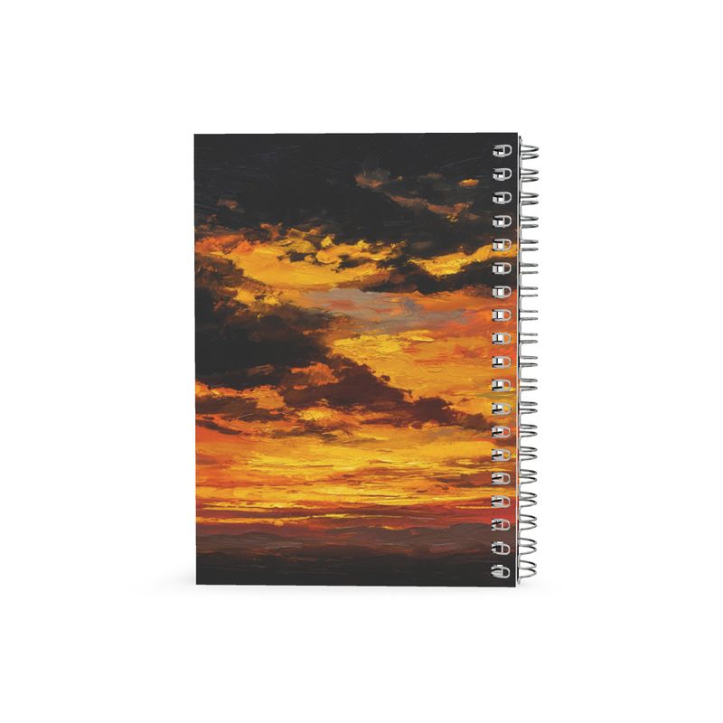 Sunset Spiral Note Books