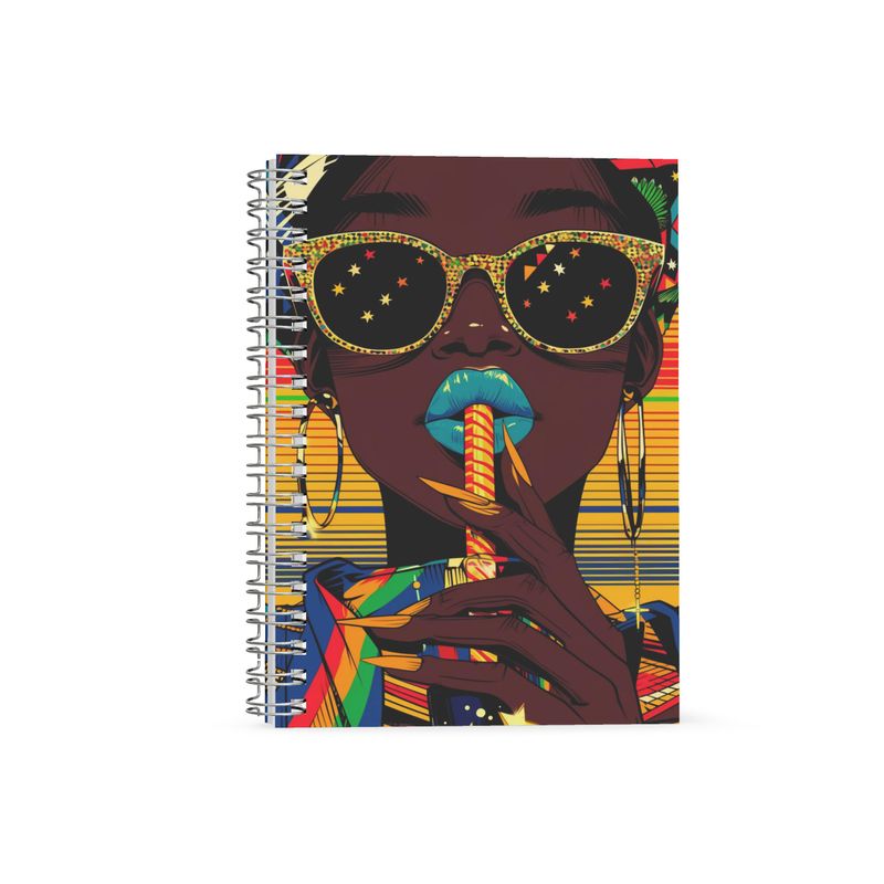 Lips and Nails Spiral Note Books