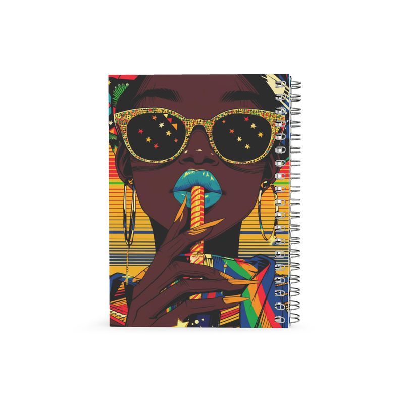 Lips and Nails Spiral Note Books