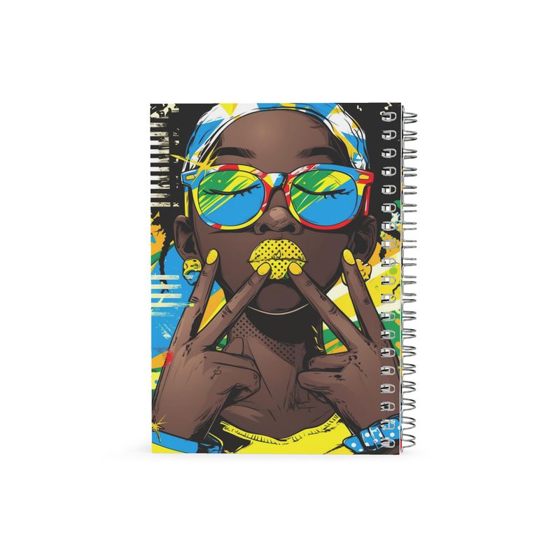 Yello Kisses Spiral Note Books