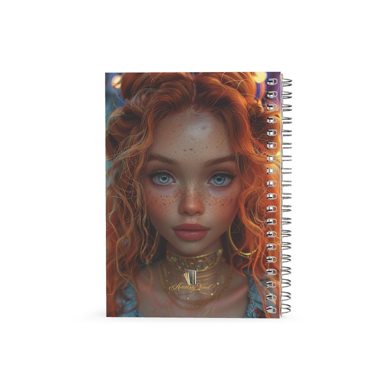 Dreamy Gaze Spiral Note Books