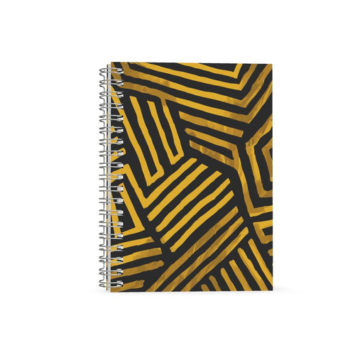 Black and Gold Spiral Note Books