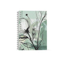 Egg Green Floral Spiral Note Books