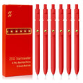 6 Pcs Fine Point Smooth Writing Gel Pens, 0.5mm Colored Ink for Journaling