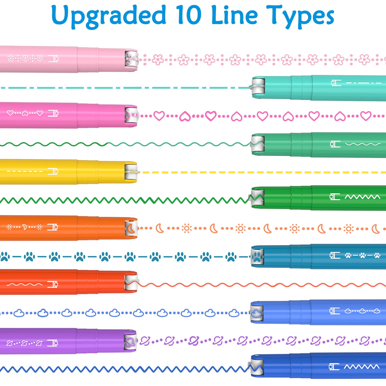 Colored Curve Pens, Dual Tip Pens Fine Lines, Journaling Supplies