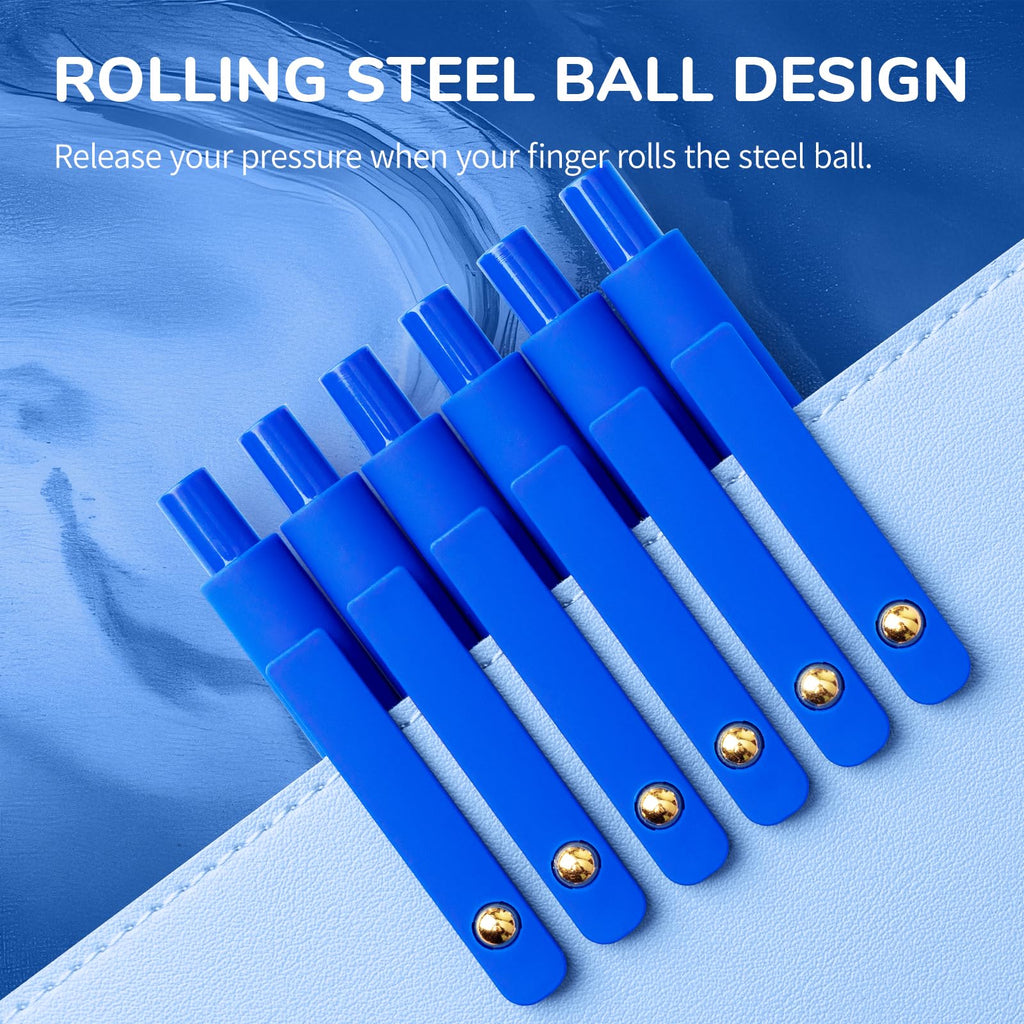 6 Pcs Fine Point Smooth Writing Gel Pens, 0.5mm Colored Ink for Journaling