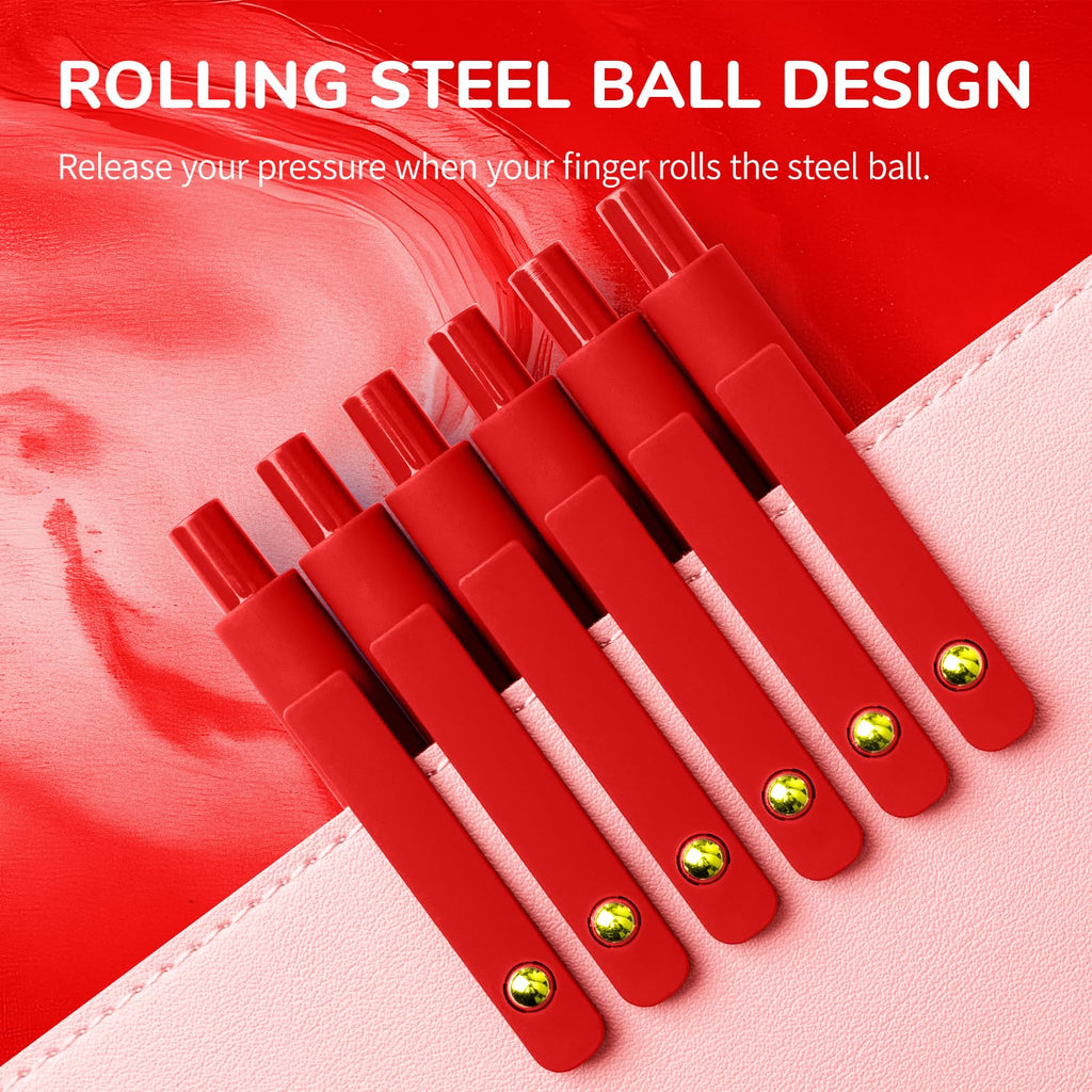 6 Pcs Fine Point Smooth Writing Gel Pens, 0.5mm Colored Ink for Journaling