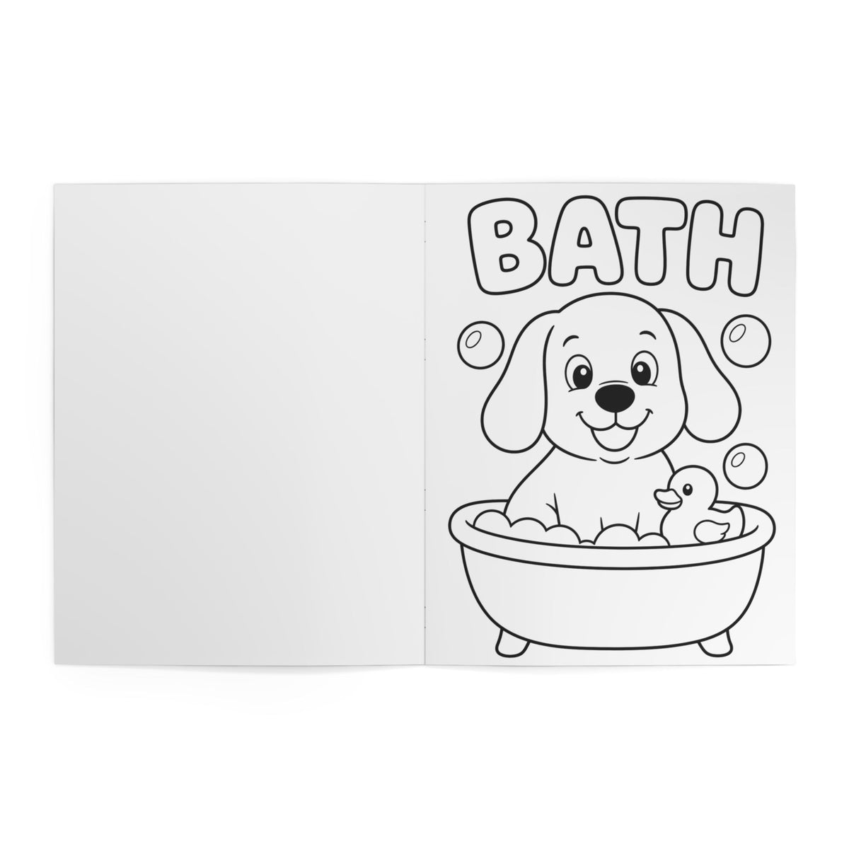 Happy Dog Coloring Book for Kids (Ages 2-5) — 24 Fun Coloring & Activity Pages