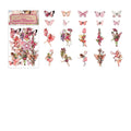 50pcs Fairy Tale Forest Series Retro Fairy Tale Handbook Decorative PET Stickers