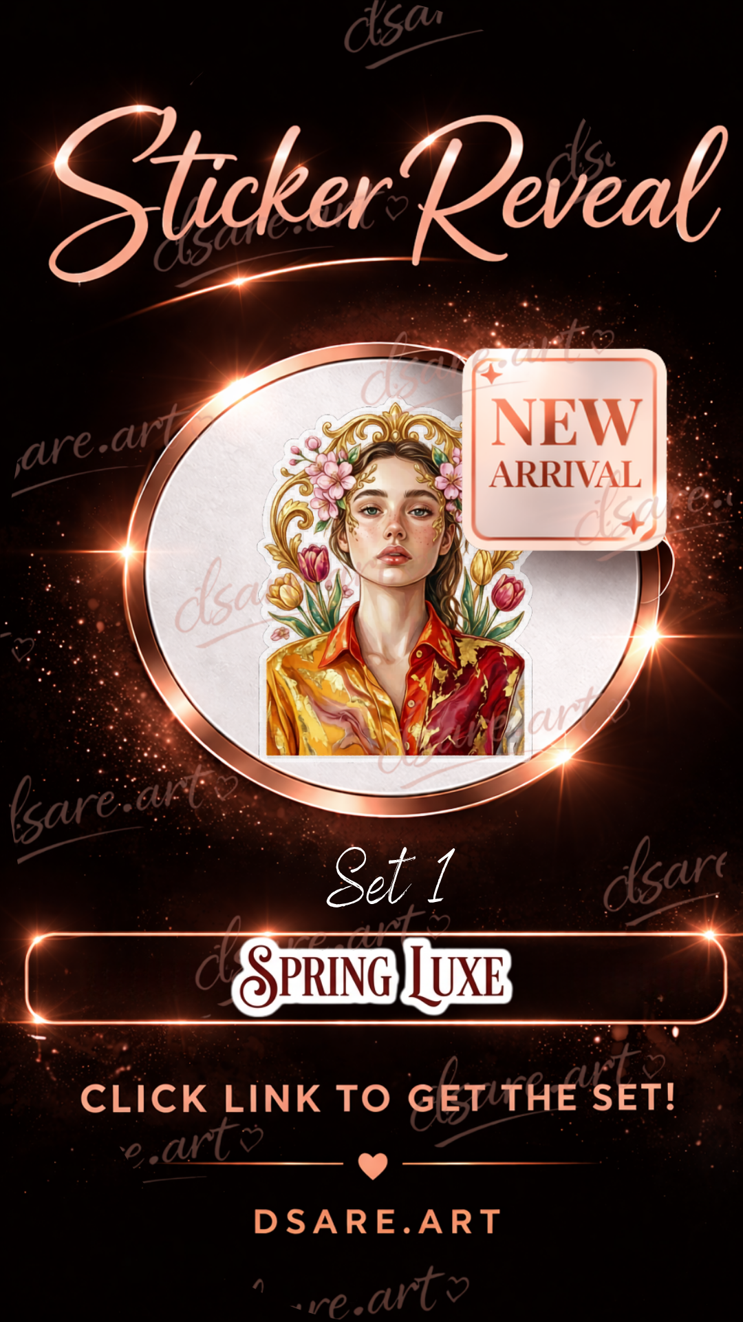 Spring Luxe Sticker Set 1