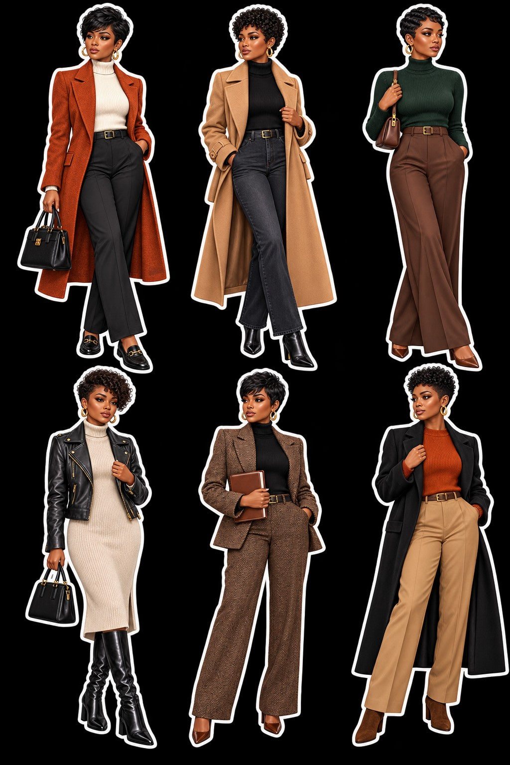 Autumn City Chic original artwork