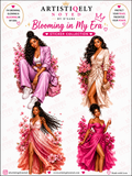 Blooming In My Era 04 sticker sheet by Artistiqely Noted, featuring colorful floral and decorative stickers for crafts and journaling.