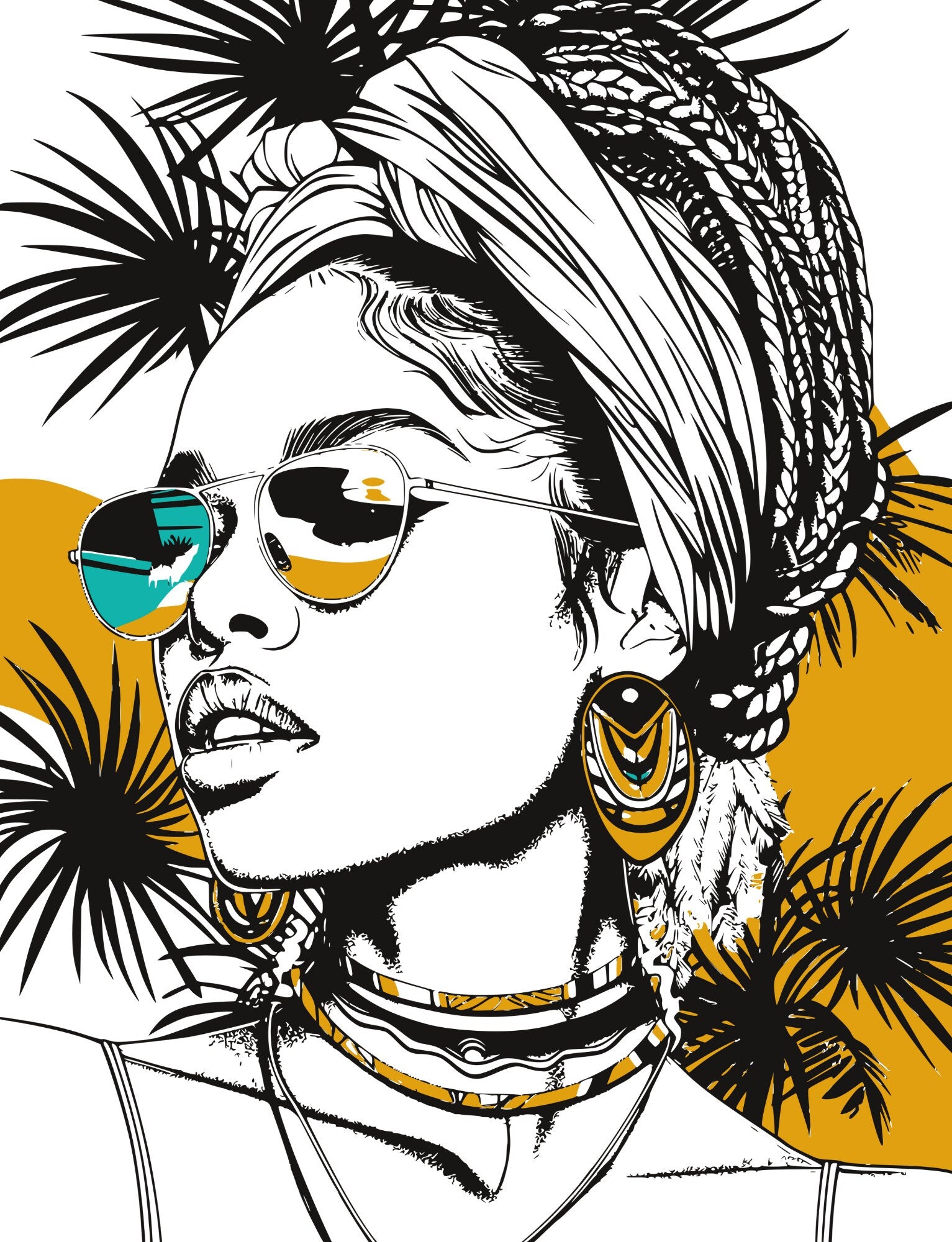 Adults Love Coloring Too :Summer Dream Coloring Book MelanatedMe by D'Sare