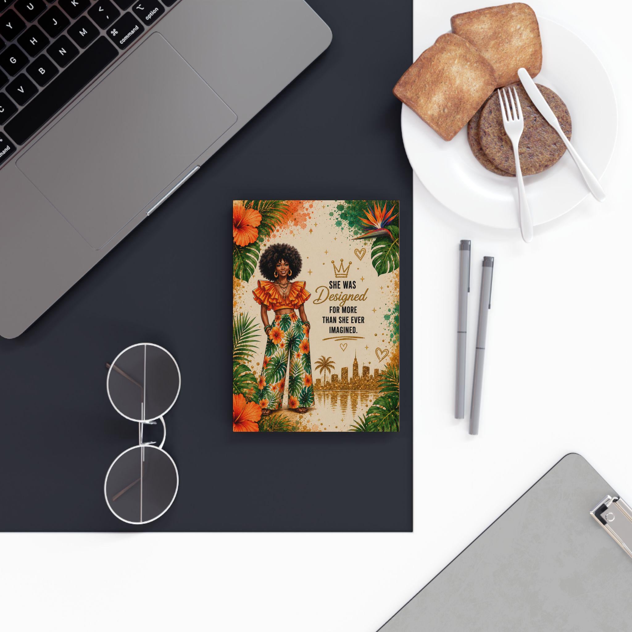 Black Girl Magic She Designed a Life She Loves Journal | Hardback