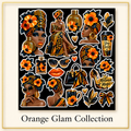 Orange Glam Collection design identification image